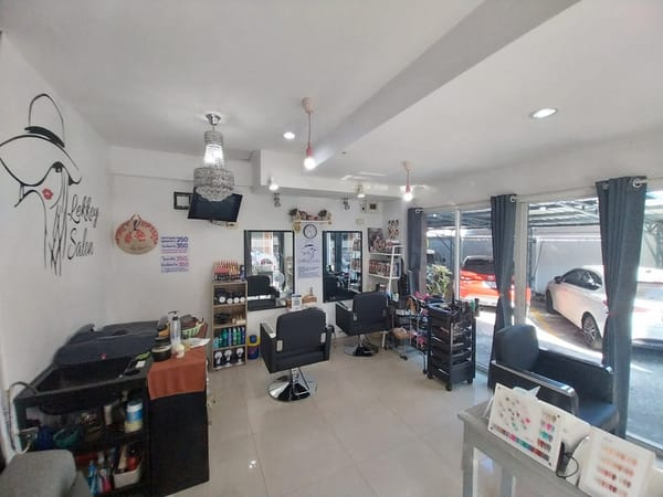 ร้านเล็กกี๊ซาลอนโฉมใหม่หลังจากที่เปิดมาได้3ปี